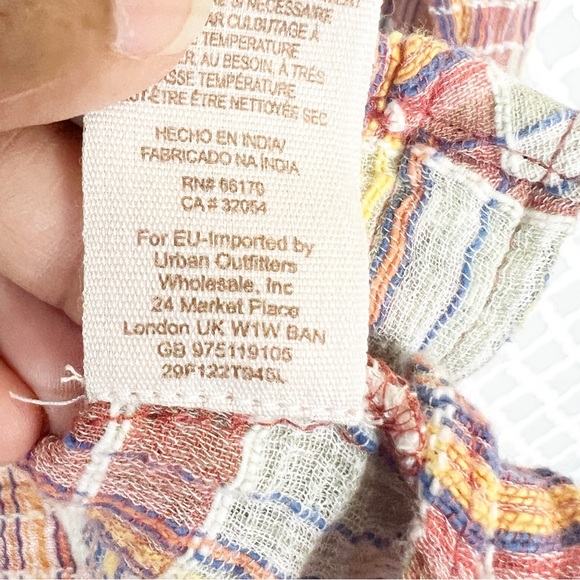 GUC We The Free Plaid Gauze Long Sleeve Shirt - Picture 8 of 10